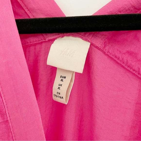 H&M lyocell-blend kaftan dress in cerise - Picture 10 of 13